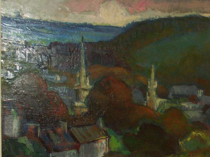 Un tableau de Marzin  .