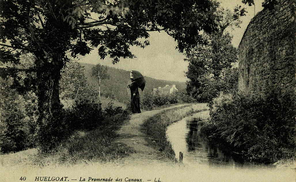 Le canal vers 1900 en bas de l'hotel d'Angleterre
