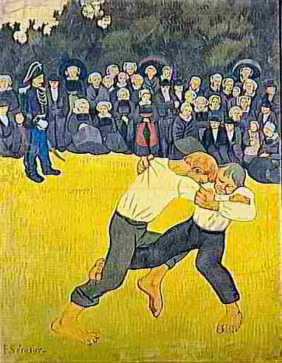 Tableau de Srusier  Les coiffes sont de Pont Aven mais il a t peint au Huelgoat.