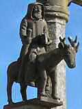 l'Eglise de Lannedern Le  mythe antique du cerf volant chasseur de serpent 