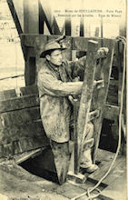 la mine de Poullaouen en 1900 