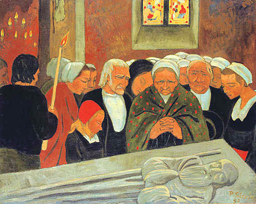 DÉVOTION À SAINT HERBOT OR LE PARDON. (73 x 92.5 CM)